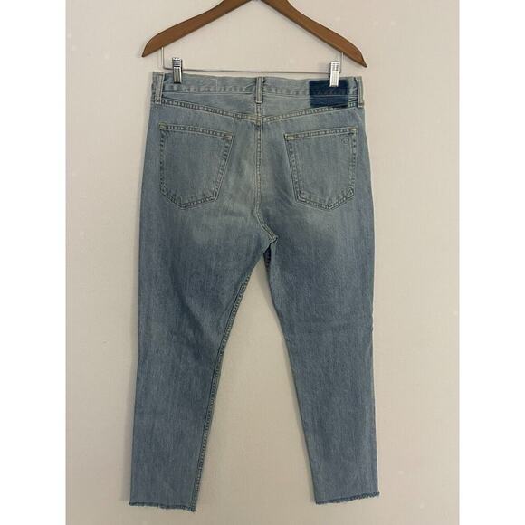 Rag & Bone Jeans 31 Marilyn Union Pool Light Wash Distressed Womens Denim $295 - Picture 10 of 14